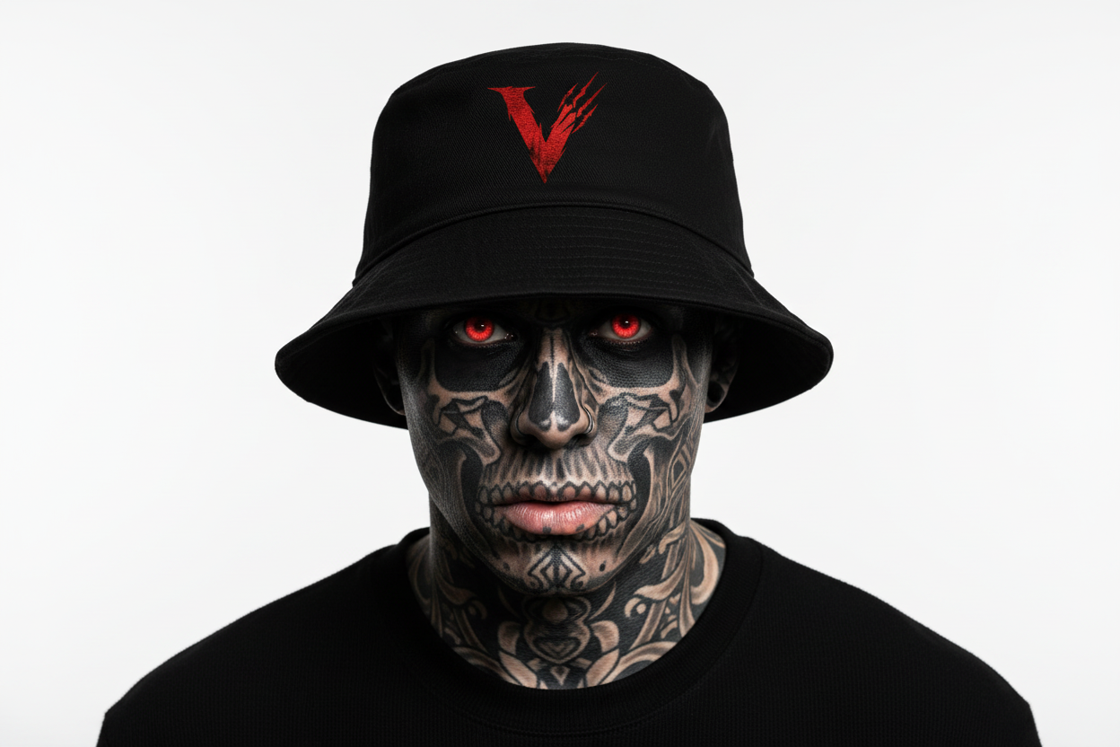 Vortexa V Logo Bucket Hat - Detail
